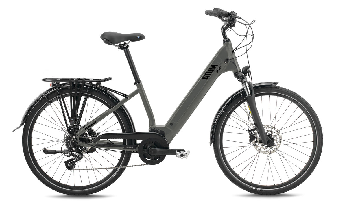 BH Atom Street Electric Hybrid Bike Light Grey/Dark Grey M