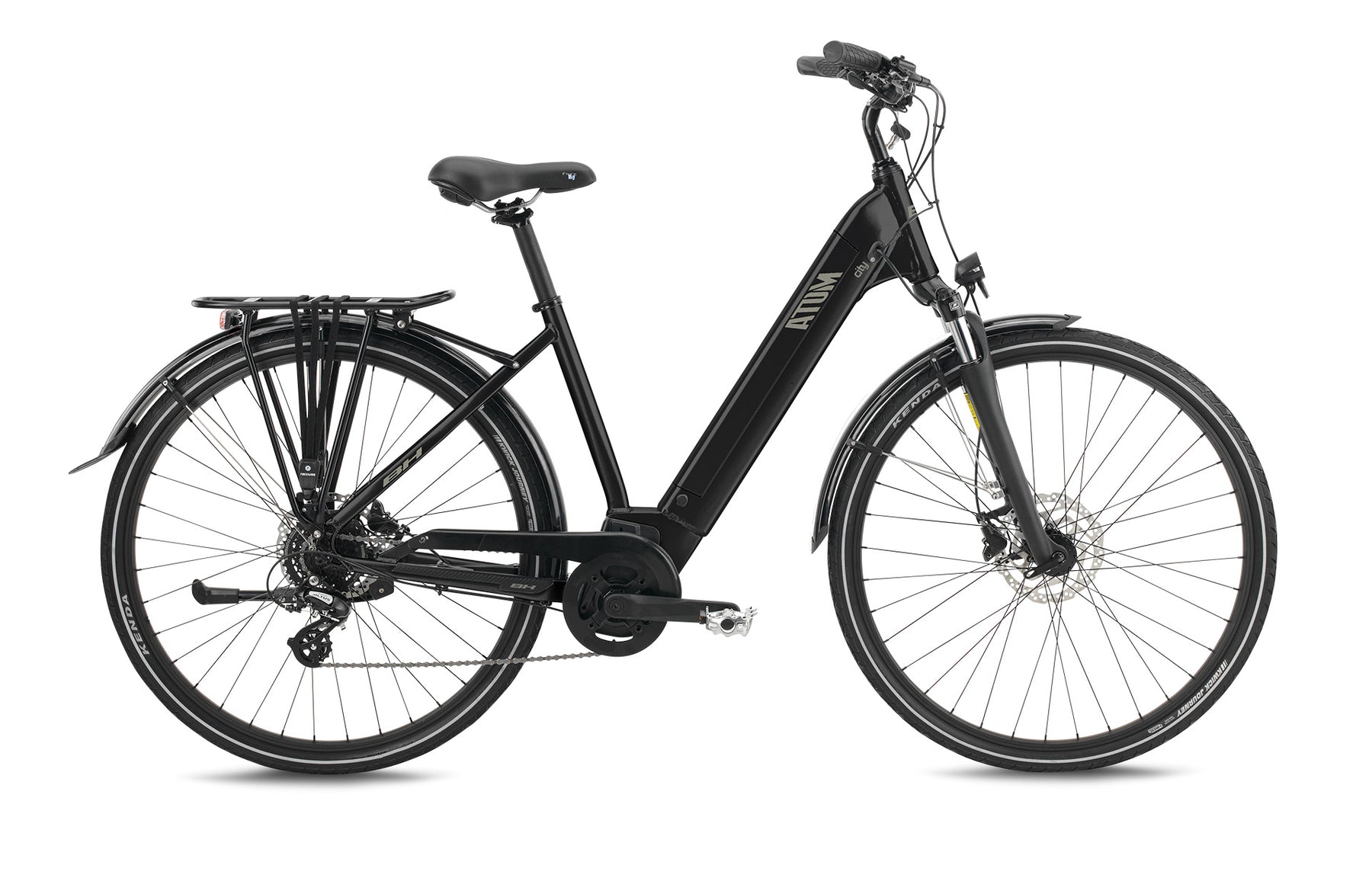 BH Atom City Wave Electric Hybrid Bike Black/Light Grey M