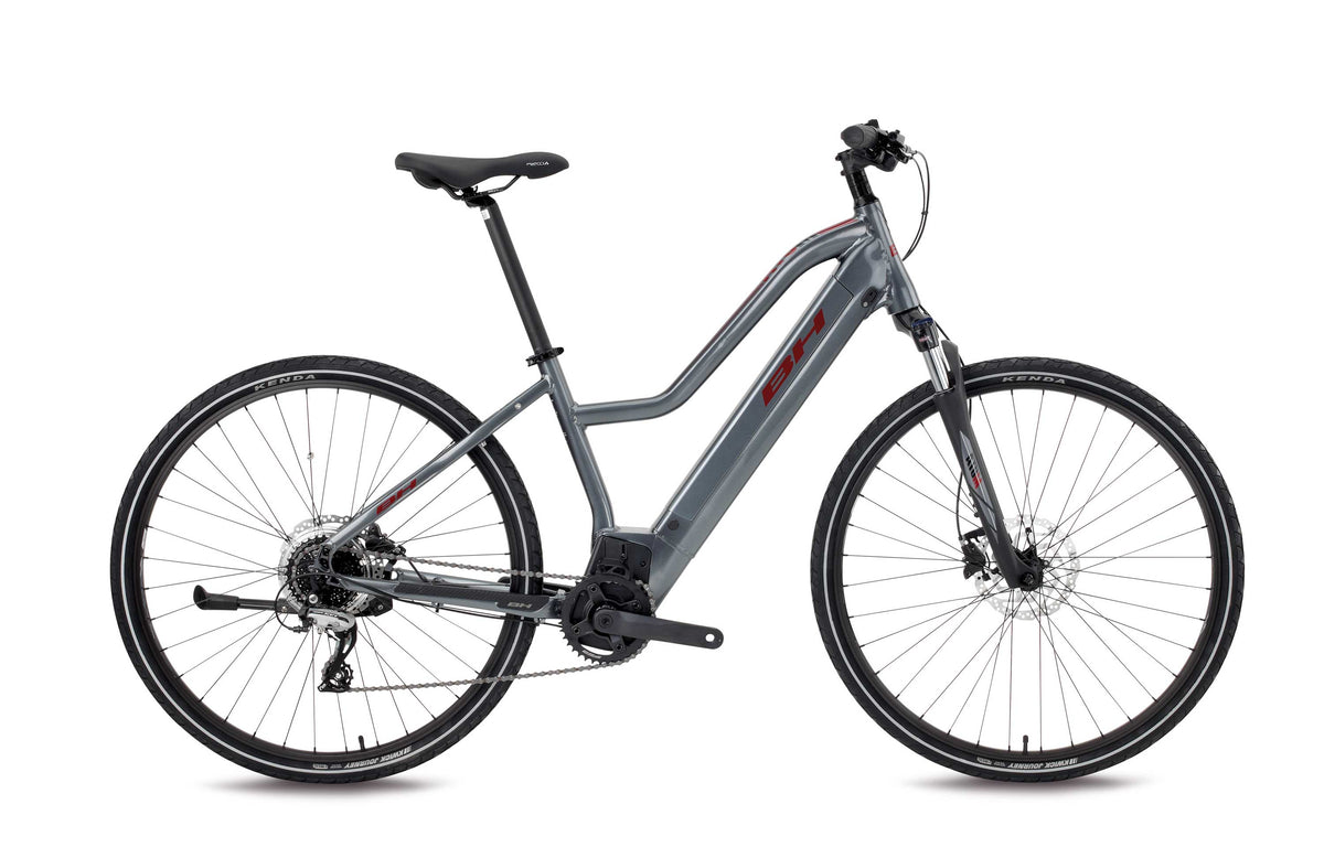 BH Atom Jet Electric Hybrid Bike Silver/Red S