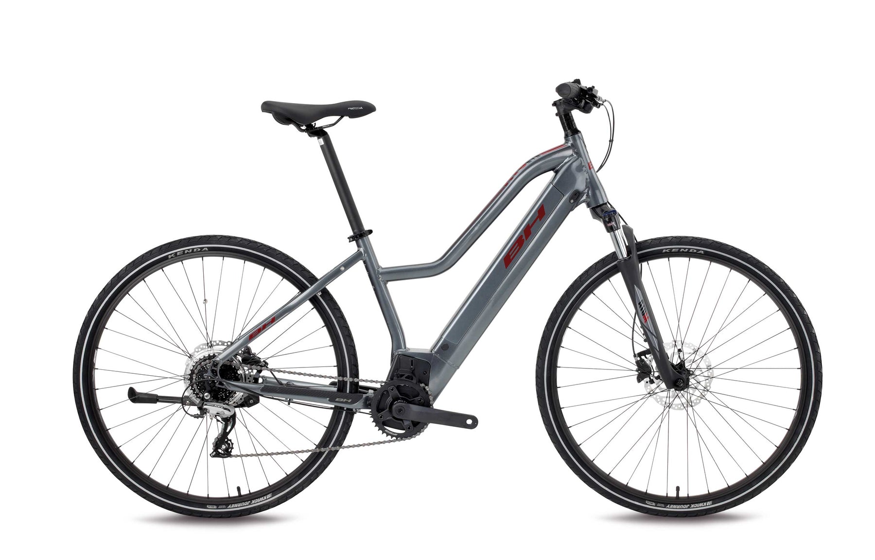 BH Atom Jet Electric Hybrid Bike Silver/Red S