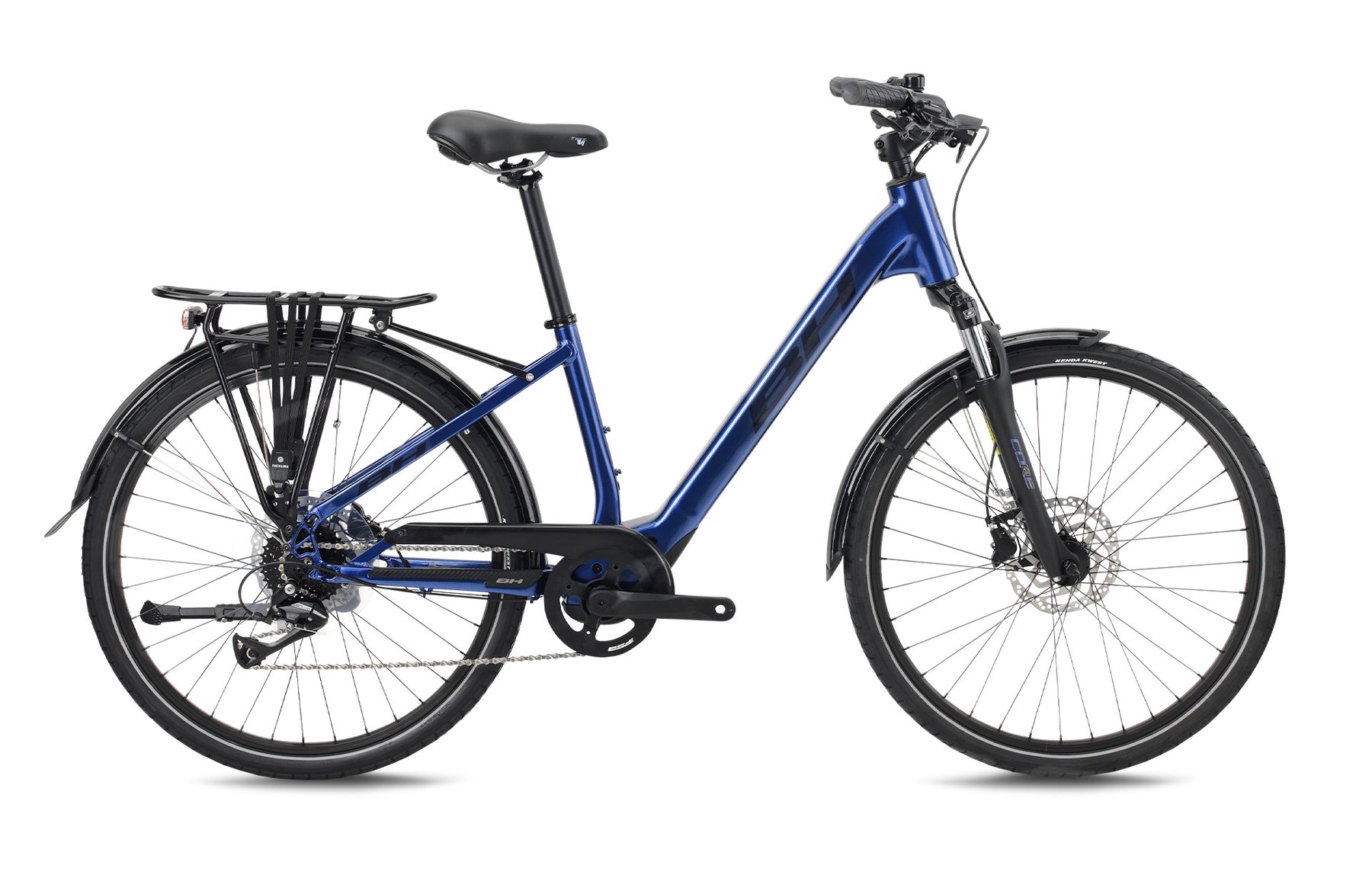 BH Core Street Electric Hybrid Bike Dark Blue/Black M
