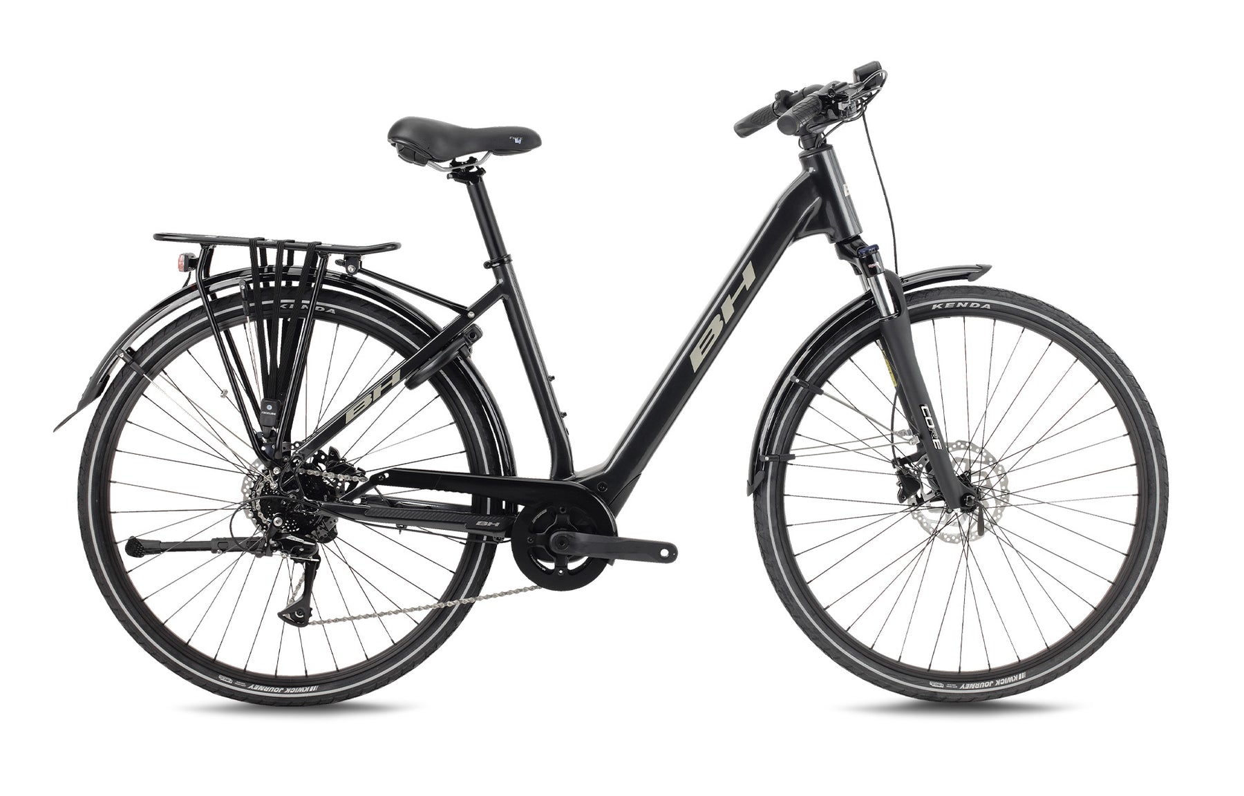BH Core City Wave Electric Hybrid Bike Dark Grey/Sand M
