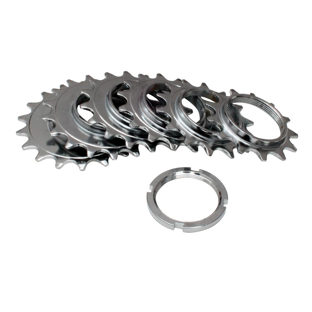 gusset 3 32 fixed sprocket Silver 13T