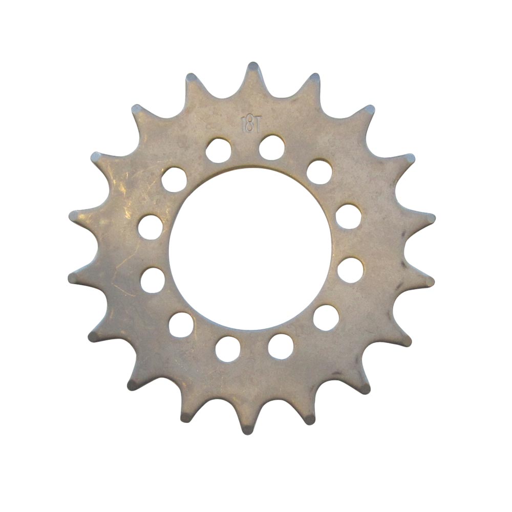 gusset disc mount fixed sprocket Silver 18T