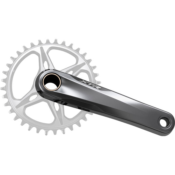 Shimano FC-M9125 XTR crank set without ring - 55mm Chainline Grey / Black 170mm