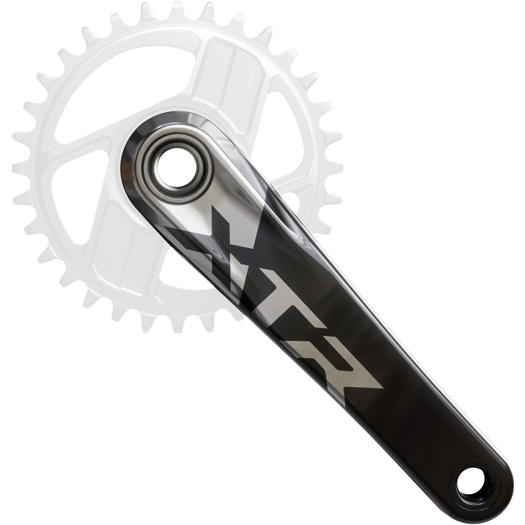 Shimano FC-M9220 XTR crank set without ring - 55mm Chainline Grey / Black 175 mm