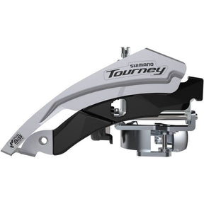 Shimano FD-TY600 Tourney front mech Triple Top Swing Dual Pull Black / Silver 7/8-Speed 63-66 for 42T