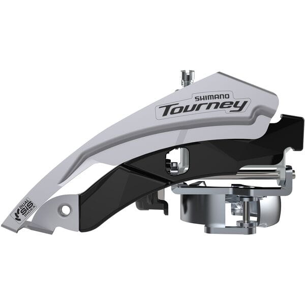 Shimano FD-TY600 Tourney front mech Triple Top Swing Dual Pull Black / Silver 7/8-Speed 66-69 for 42T