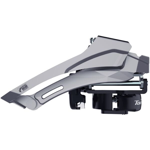 Shimano FD-TY606 Tourney front mech Double Top Swing Dual Pull Black / Silver 7/8-Speed 63-68 for 46T