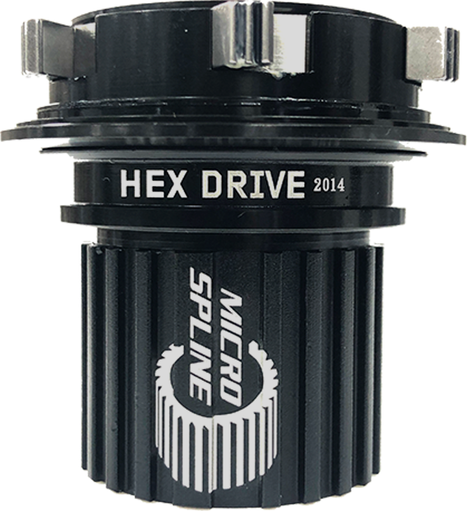 Spank HEX Drive Microspline Freehub & Spacer Ring,AdapterKit