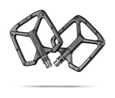 Funn Python 2 Alloy Flat Pedals Black