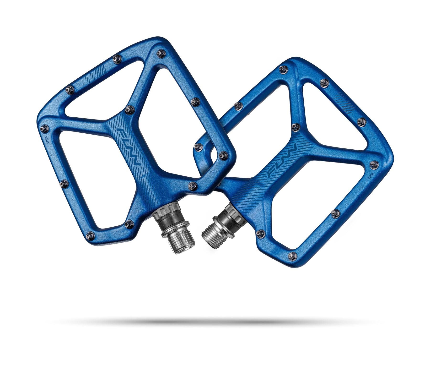 Funn Python 2 Alloy Flat Pedals Blue