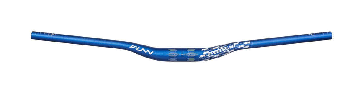 Funn Speedrun Youth MTB Riser Handlebar Blast Blue 20mm 31.8mm