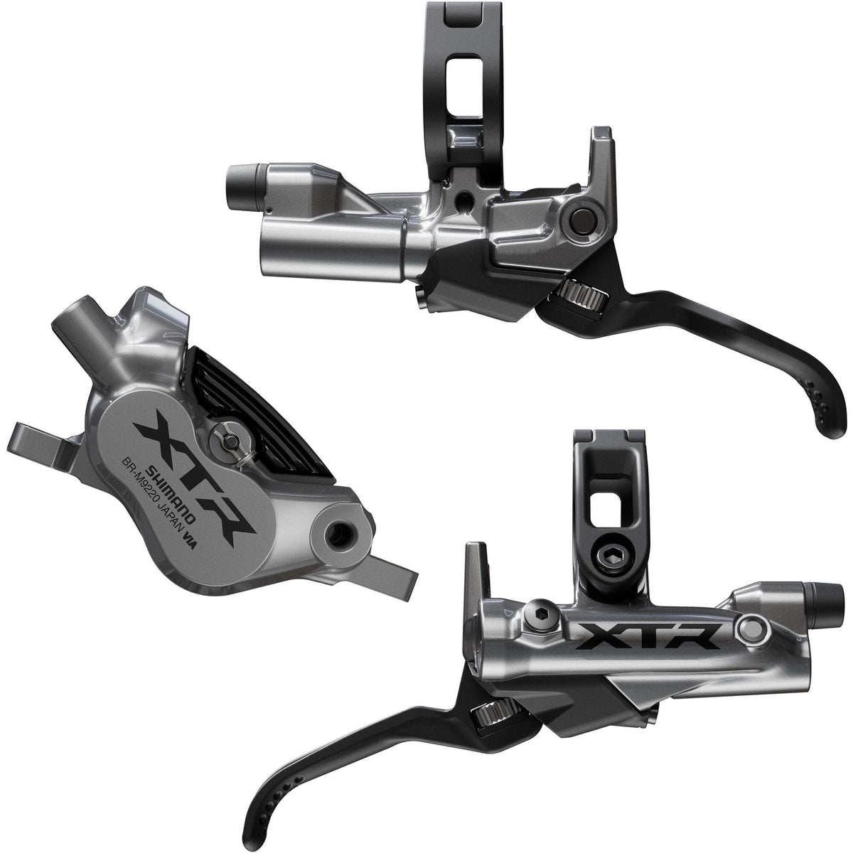 Shimano XTR BR-M9220/BL-M9220 XTR 4 Piston Disc Brake Set - Front & Rear Brake