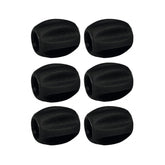 Jagwire Mini Tube Tops Cable Protectors - Black - 6 Pack