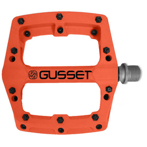 gusset slim jim nylon pedals Orange 9/16"