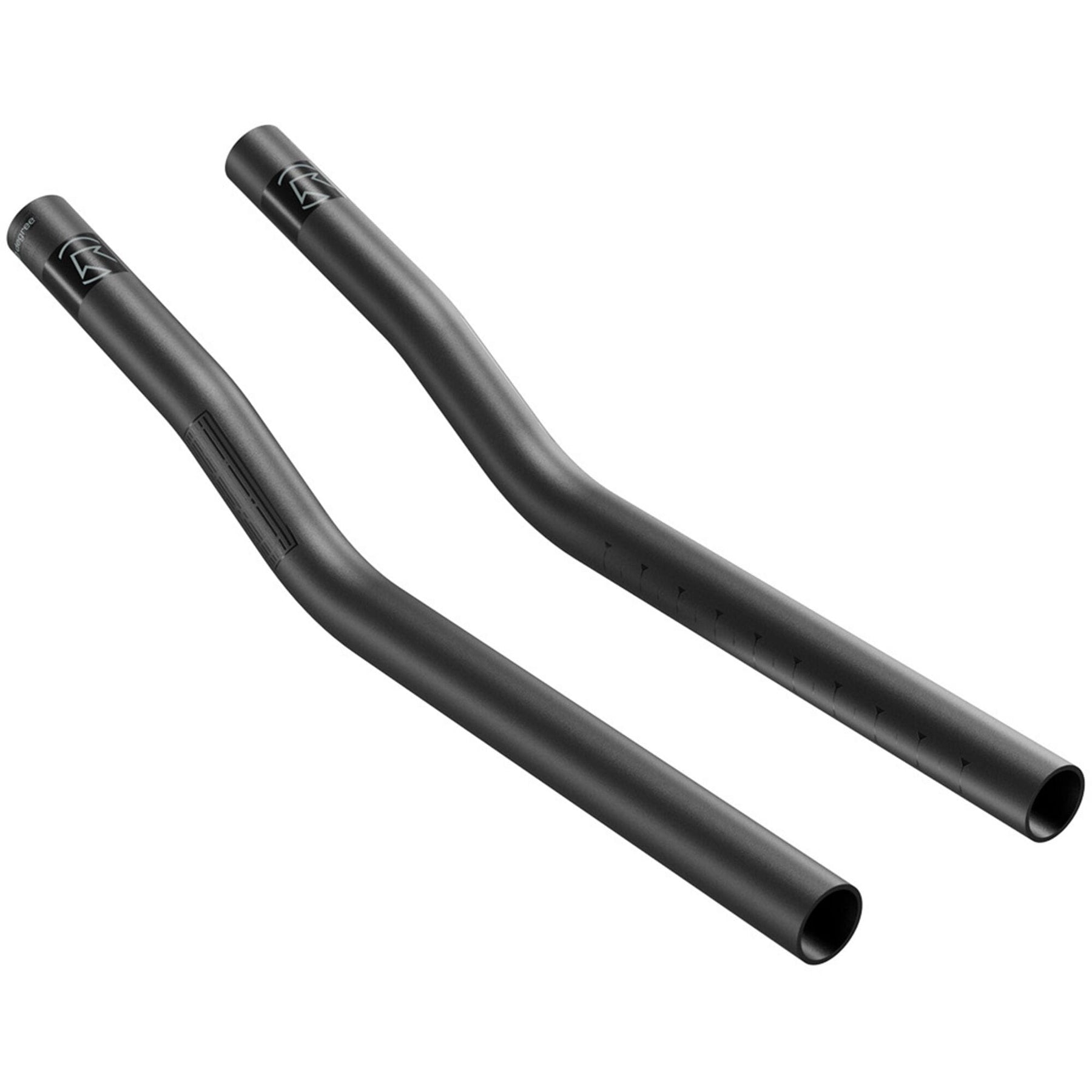 Pro Clip On Alloy TT Extensions Black S-Bend / 30Deg