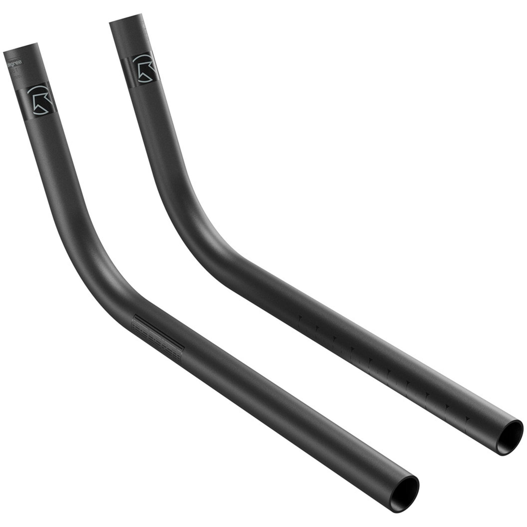 Pro Clip On Alloy TT Extensions Black J-Bend / 65Deg