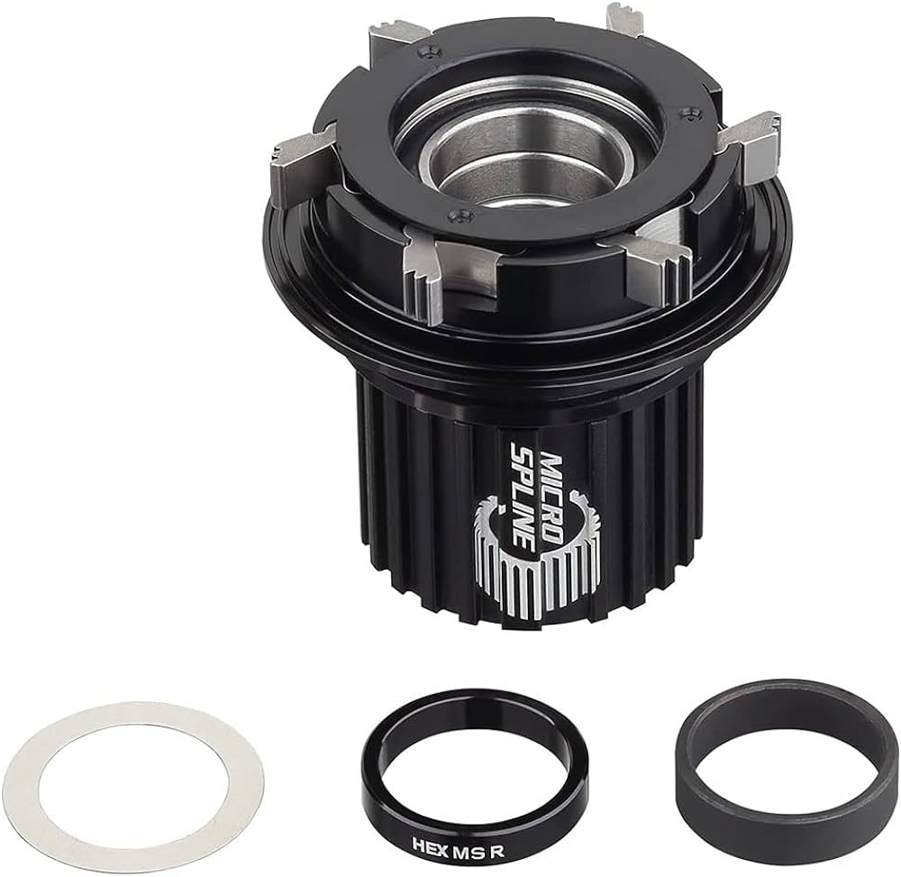 Spank HEX Drive Microspline Freehub & Spacer Ring,AdapterKit