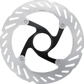 Shimano RT-CL700 Ice Tech Centrelock Rotor with external lockring Silver / Black 160mm