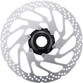 Shimano RT-EM300 Centrelock Rotor with internal and external lockring Silver / Black 203mm