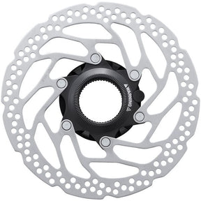 Shimano RT-EM300 Centrelock Rotor with internal and external lockring Silver / Black 160mm