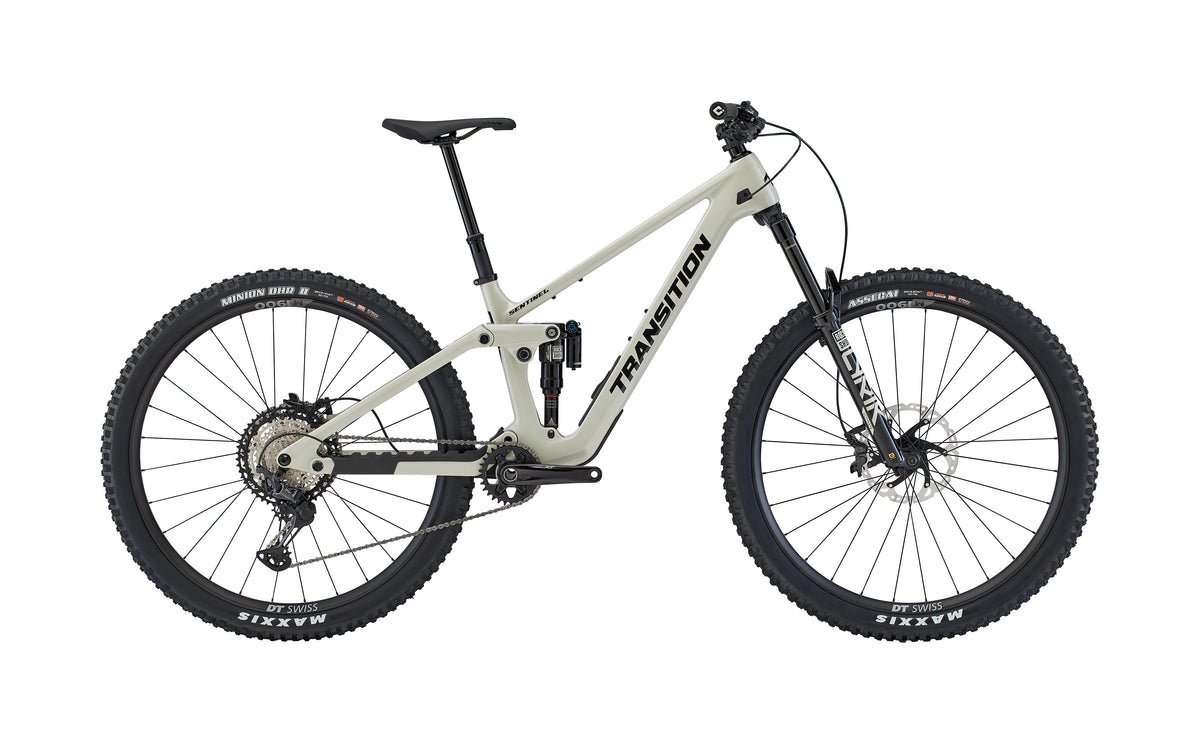 Transition Sentinel Carbon XT Di2 Mountain Bike Glacier White L