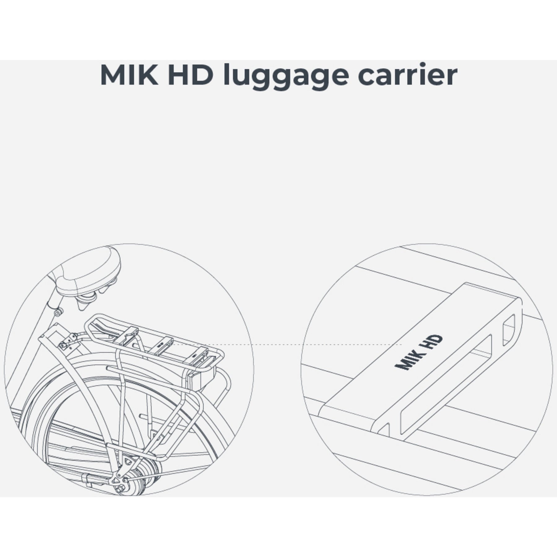Urban Iki TA-KE Rear Seat with MIK HD Mount