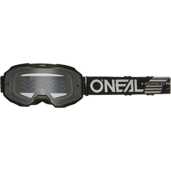O'Neal B-10 Goggle Solid Black - Clear Lens