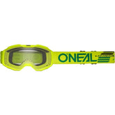 O'Neal B-10 Goggle Solid Neon Yellow - Clear Lens