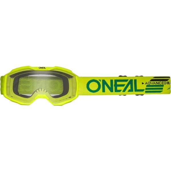 O'Neal B-10 Goggle Solid Neon Yellow - Clear Lens