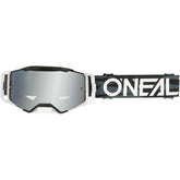 O'Neal B-33 Goggle Ictus Black / White - Silver Mirror Lens