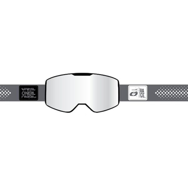 O'Neal B-20 Goggle Static Grey - Silver Mirror Lens