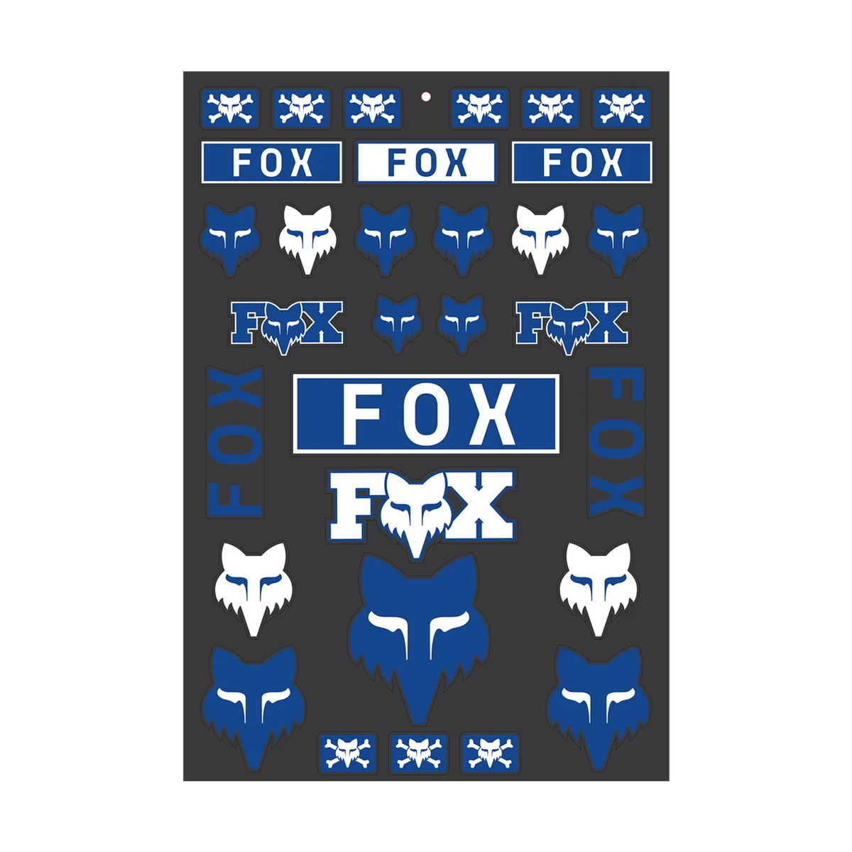 Fox Racing Legacy Track Sticker Pack Blue