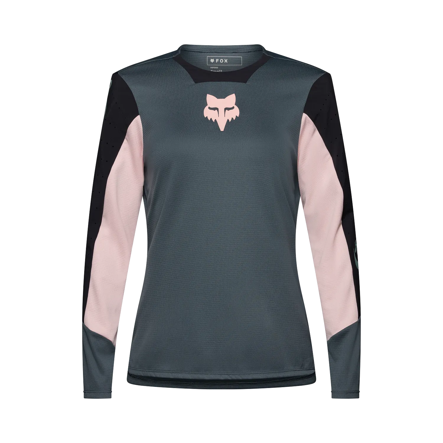 Fox Racing Womens Defend Long Sleeve Jersey Creation Deep Cobalt S