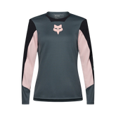 Fox Racing Womens Defend Long Sleeve Jersey Creation Deep Cobalt S
