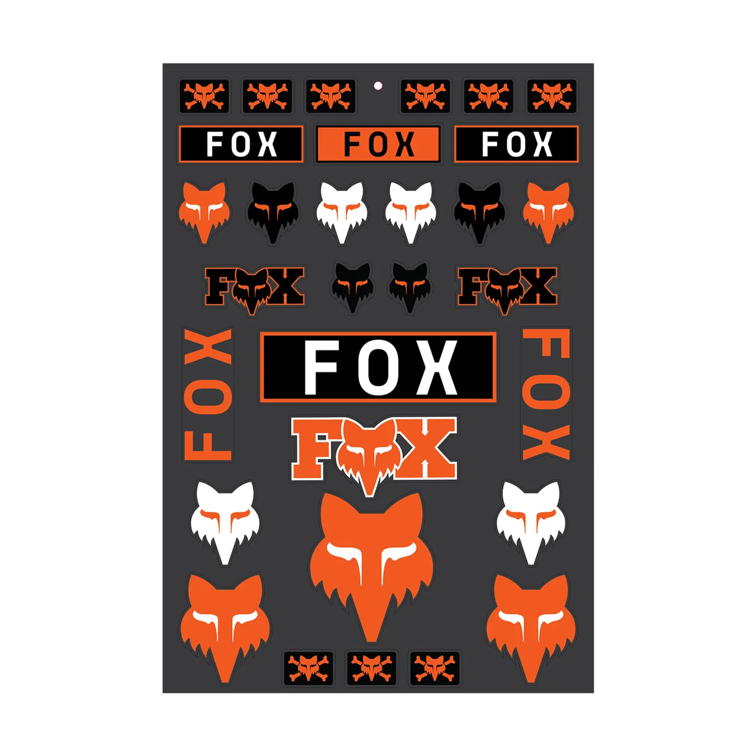 Fox Racing Legacy Track Sticker Pack Orange
