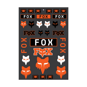 Fox Racing Legacy Track Sticker Pack Orange