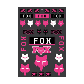 Fox Racing Legacy Track Sticker Pack Pink