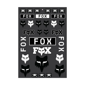 Fox Racing Legacy Track Sticker Pack Black