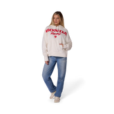 Fox Racing Womens Honda Fleece Pullover Off White S