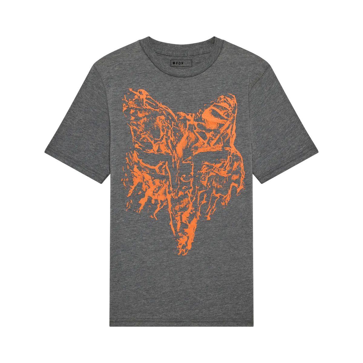 Fox Racing Youth Image Print Hd Tee Heather Dark Grey YXL