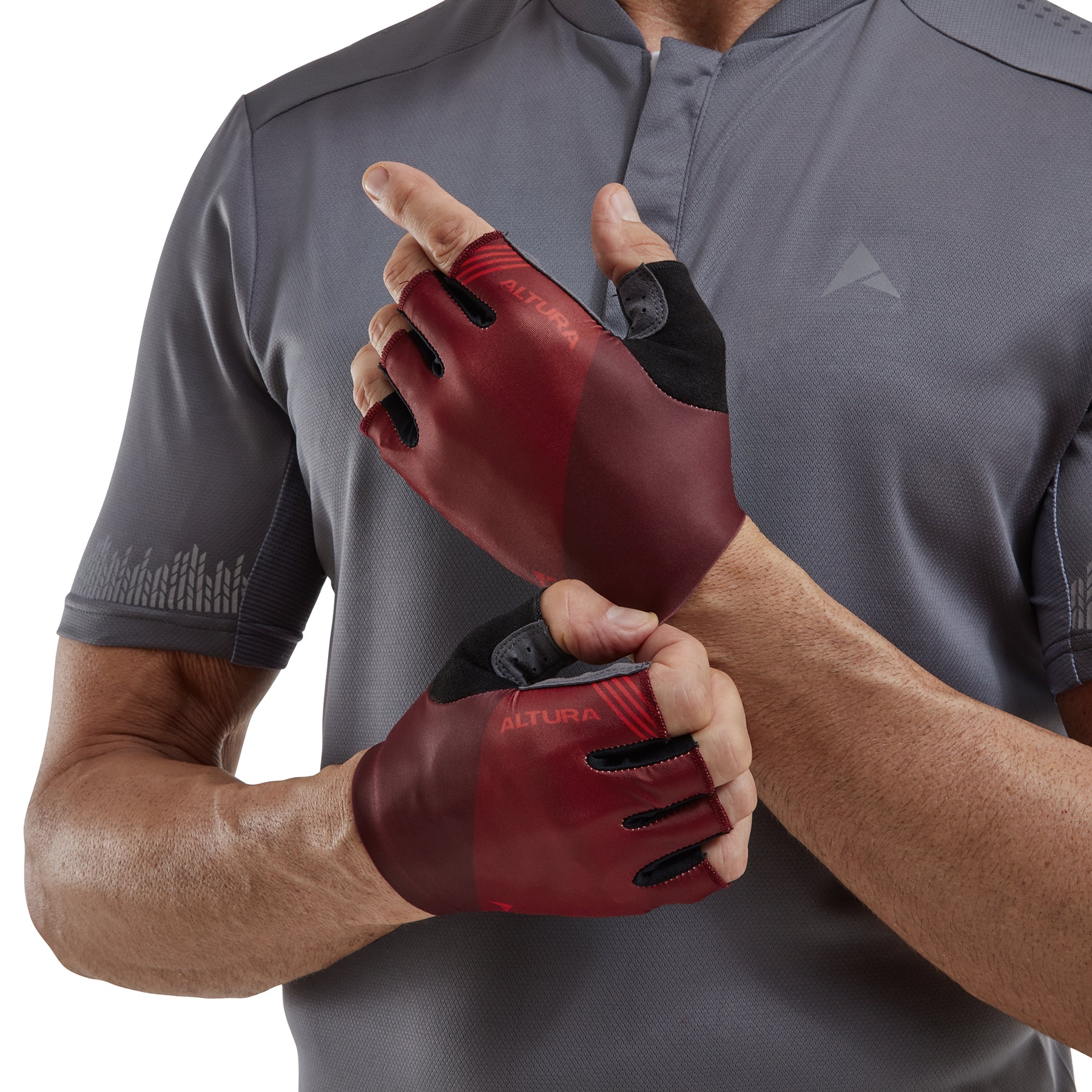 Altura Airstream Unisex Cycling Mitts Dark Red XS