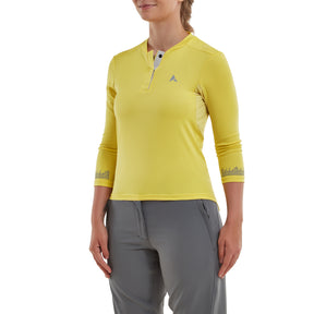 Altura Women's 3/4 Sleeve All Road Jersey Yellow 8
