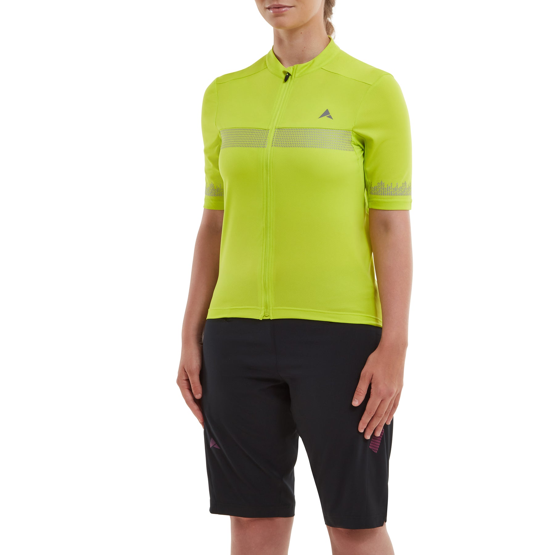 Altura Nightvision Women's Short Sleeve Cycling Jersey Lime 8