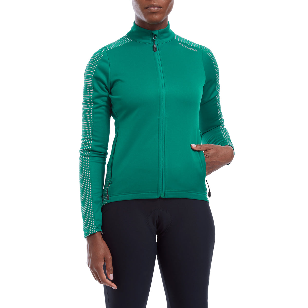 Altura Nightvision Women's Long Sleeve Jersey Green 10