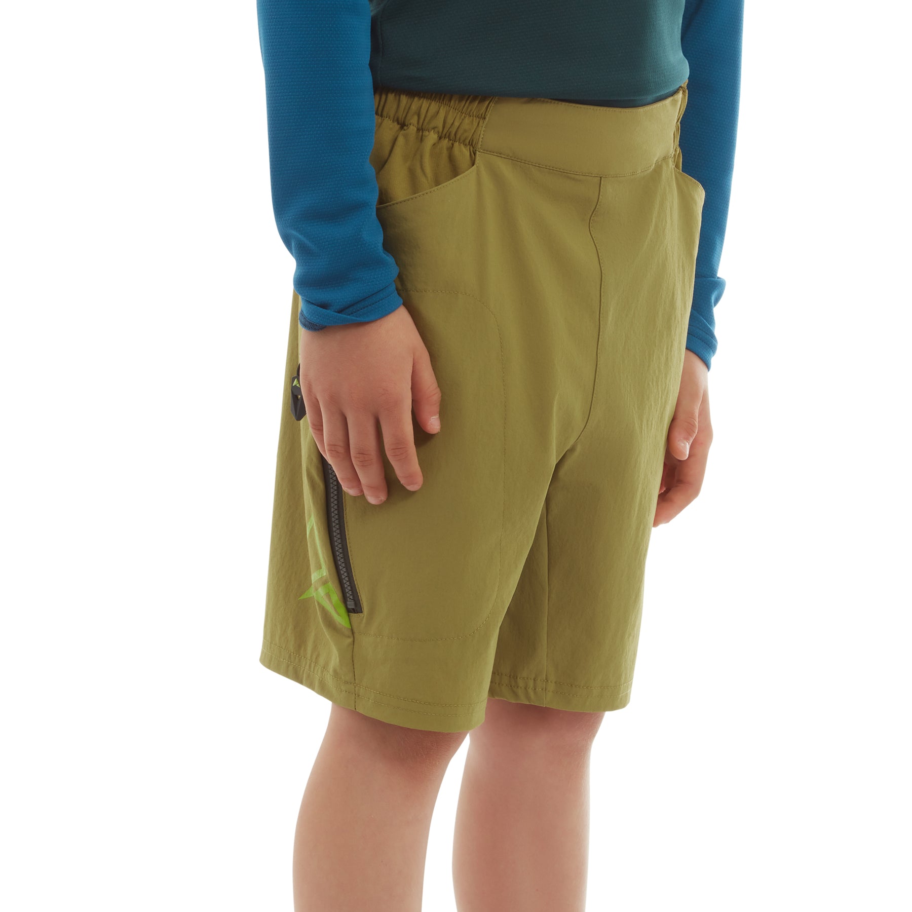 Altura Kids Spark Trail Shorts Olive 9-10 YEARS