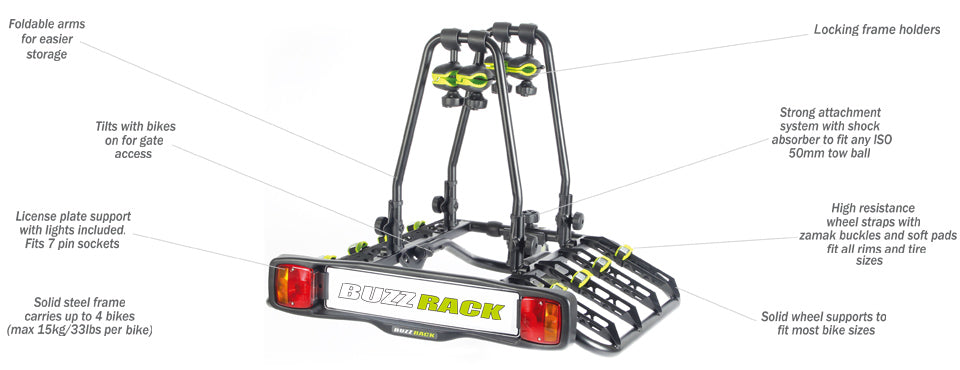Buzz Rack BuzzQuatro 4 Platform Carrier