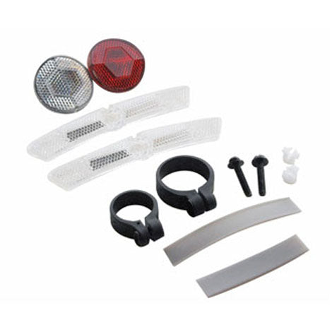 Cateye Bicycle Reflector Kit Front, Rear & Wheels
