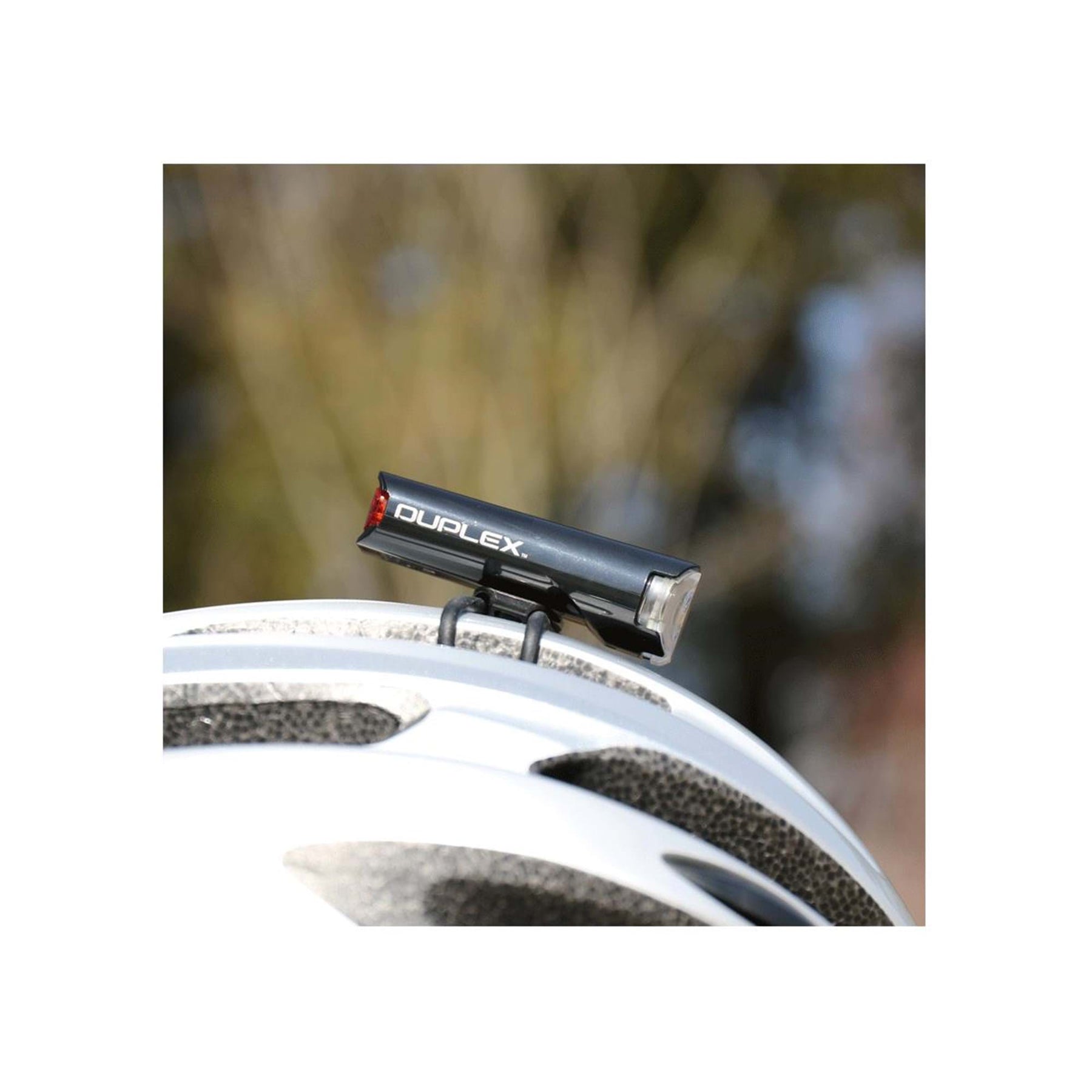Cateye Duplex Front/Rear Helmet Battery Light